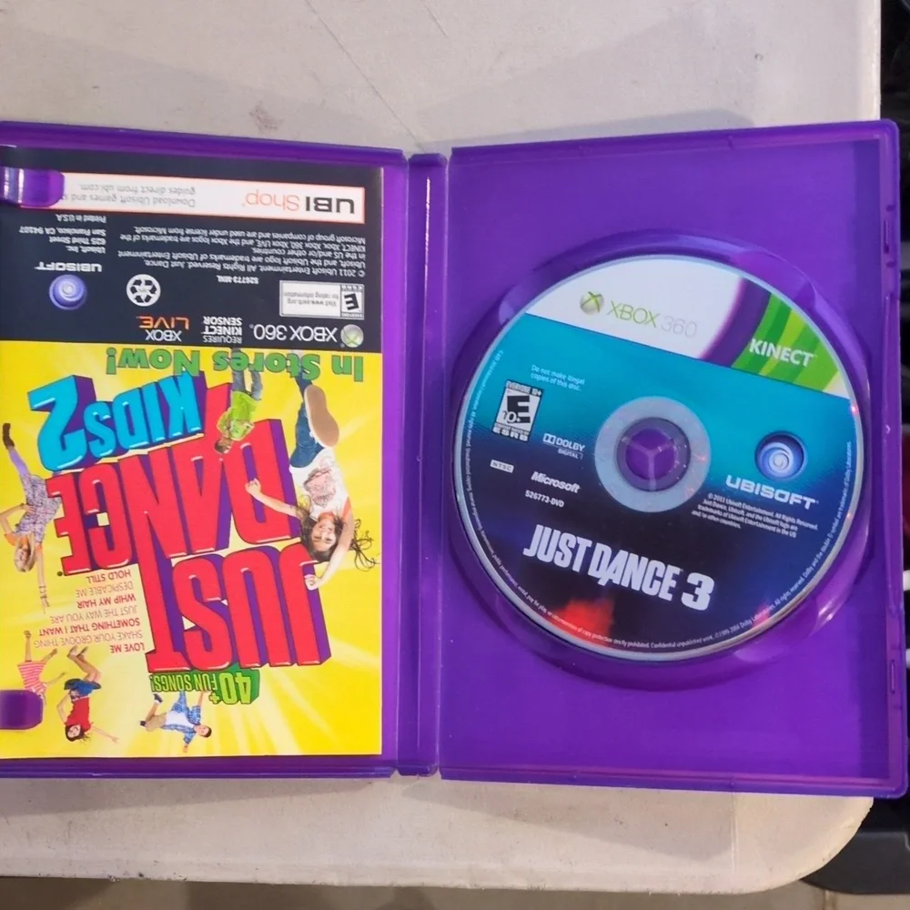 Xbox 360‎ Kinect Just Dance 3 Video Game